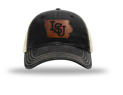 ISU Leather Patch Sideline Trucker