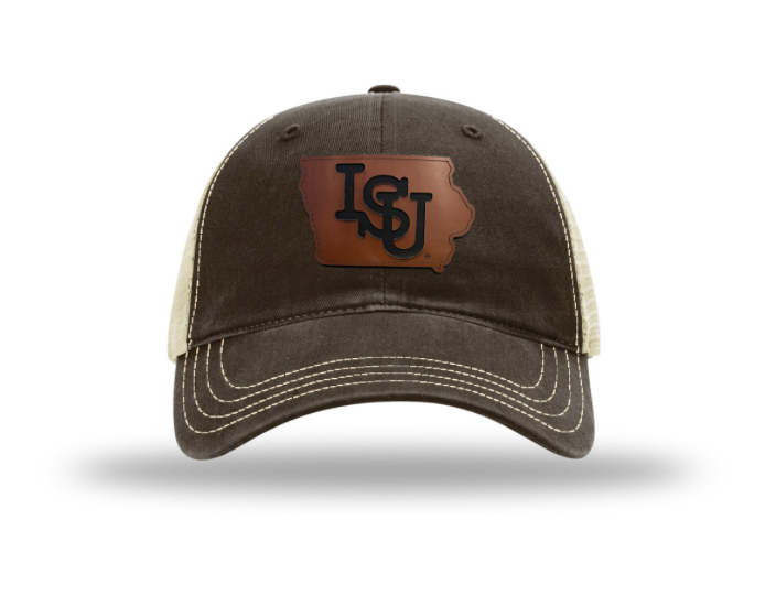 ISU Leather Patch Sideline Trucker