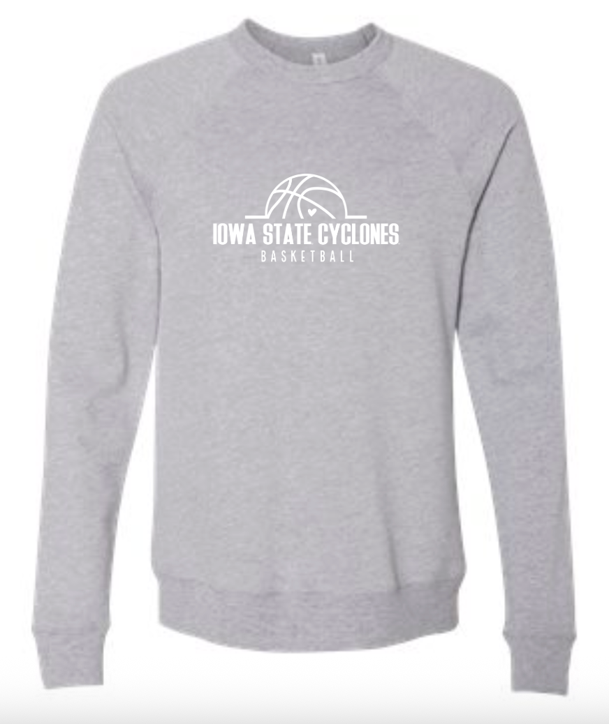 Iowa State Cyclones Basketball Sponge Fleece Crewneck Sweatshirt