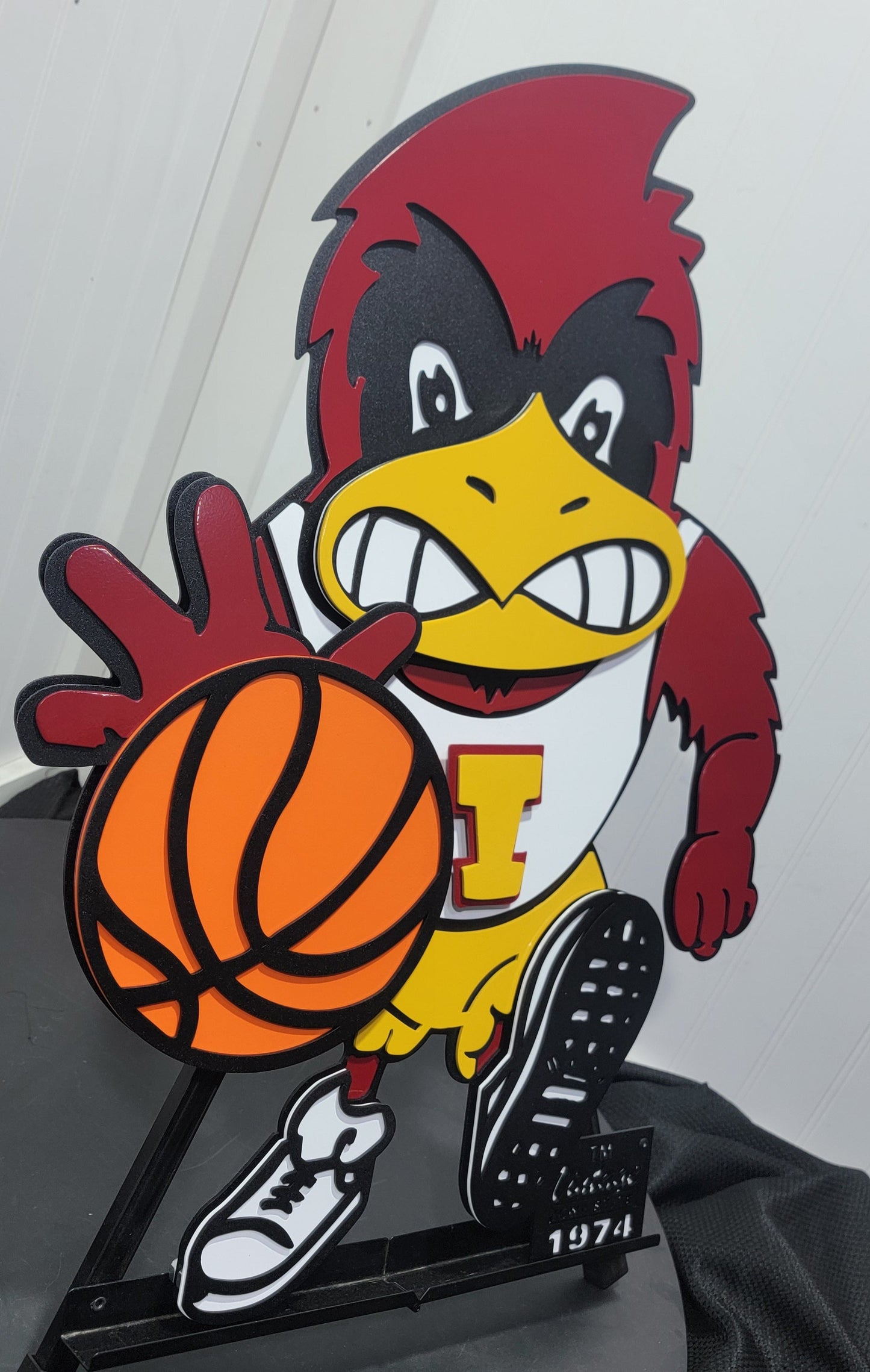 Iowa State Basketball Vintage Mascot