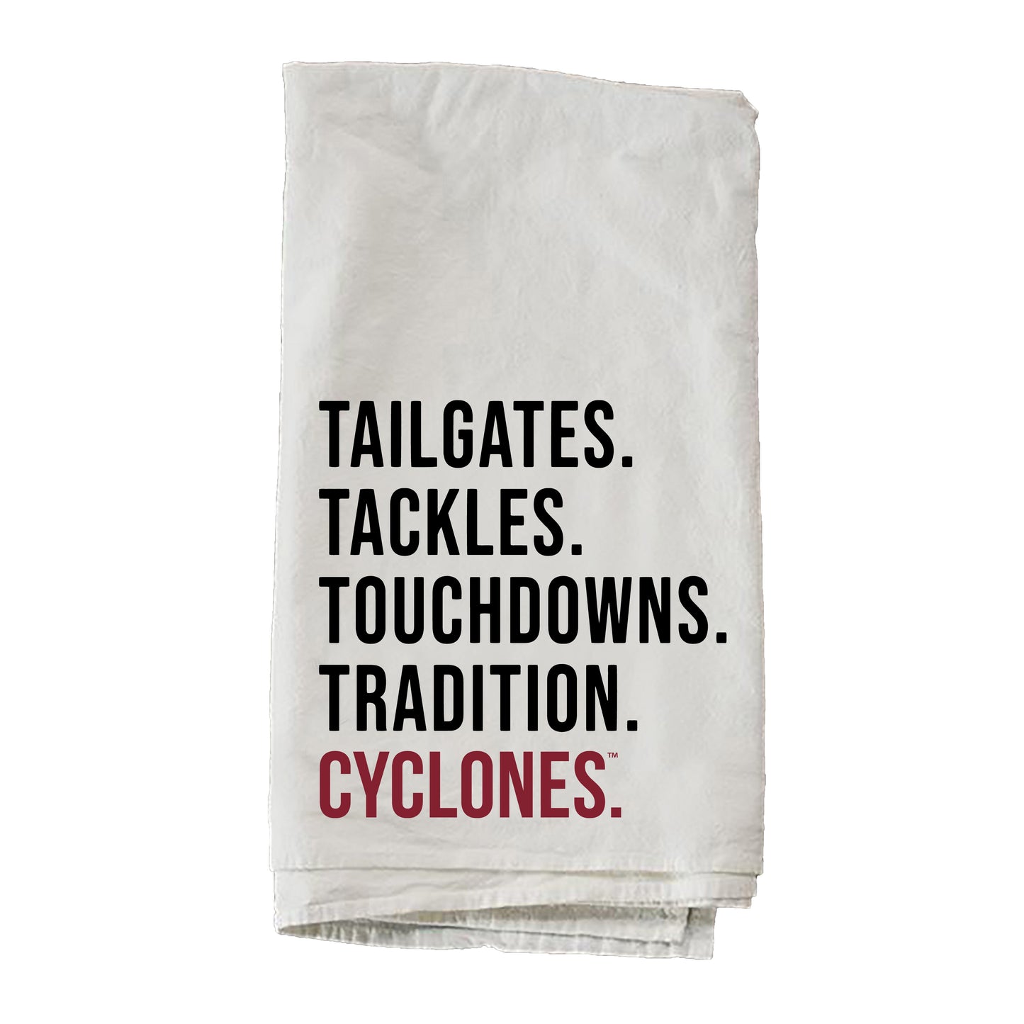 Tailgates Tackles Iowa State University Towel