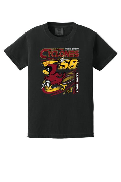 Youth 90s Racing Cy Comfort Colors Tee