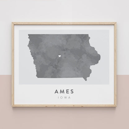 Ames, Iowa Map