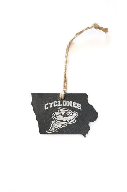 Iowa State Cyclones Cynado Slate Ornament