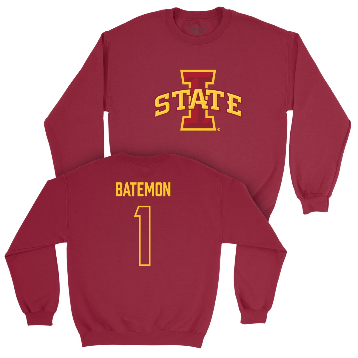 Iowa State Men's Basketball Cardinal Legacy Crew  - Jamarion Batemon