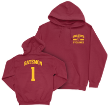 Iowa State Men's Basketball Cardinal Victory Hoodie  - Jamarion Batemon