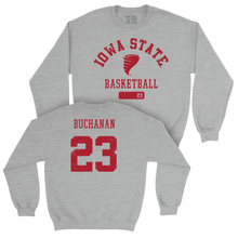 Iowa State Men's Basketball Sport Grey Varsity Crew  - Blake Buchanan