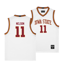 Iowa State Men's Basketball White Jersey   - Dominick Nelson