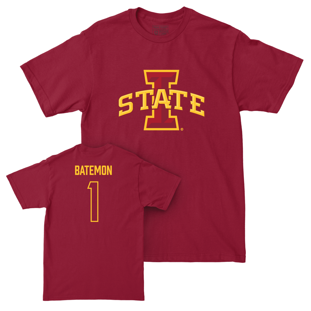 Iowa State Men's Basketball Cardinal Legacy Tee  - Jamarion Batemon
