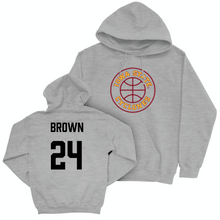 Iowa State Women's Basketball Sport Grey Hardwood Hoodie - Addy Brown