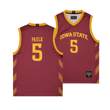Iowa State Women's Basketball Crimson Jersey  - Evangelia Paulk