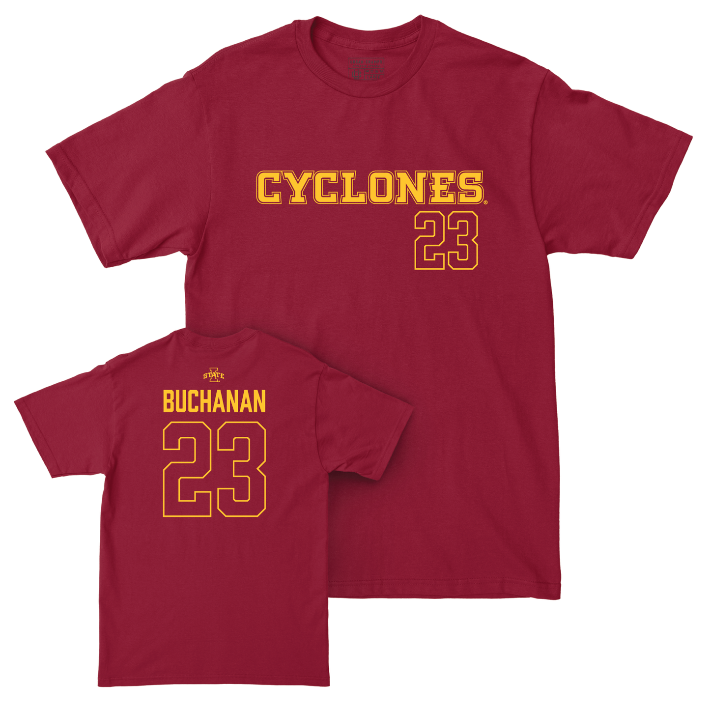 Iowa State Men's Basketball Cardinal Sideline Tee  - Blake Buchanan
