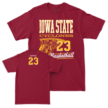 Iowa State Men's Basketball Crimson Hoops Tee   - Blake Buchanan