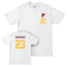 Iowa State Men's Basketball White Logo Comfort Colors Tee  - Blake Buchanan