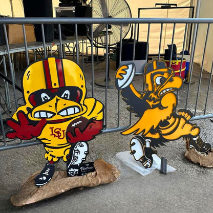 Iowa State Football Vintage Mascot