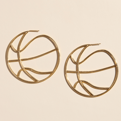 Gold Basketball Hoops