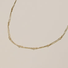 Gold Waterproof Double Layer Saturn Chain Necklace