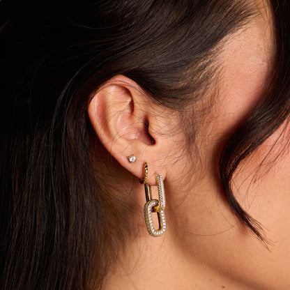 Gold Waterproof Classics Dainty Earring Set