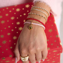 Gold Puffy Heart Charm