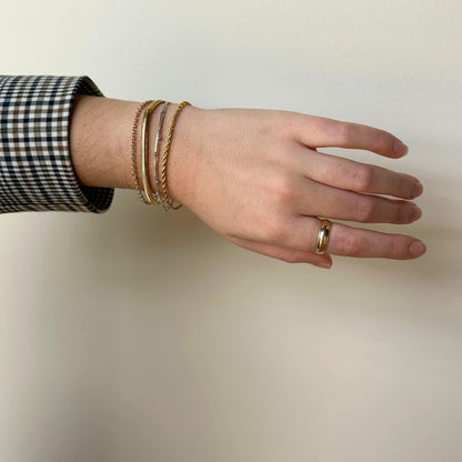 Gold Rope Chain Bracelet