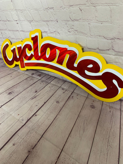 Iowa State Cyclones '87-'94 Helmet Logo