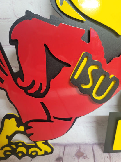 Iowa State Cyclones Vintage 83' Leaning Cyclone