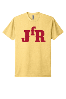 The JfR Sideline Tee — Banana Cream — Front