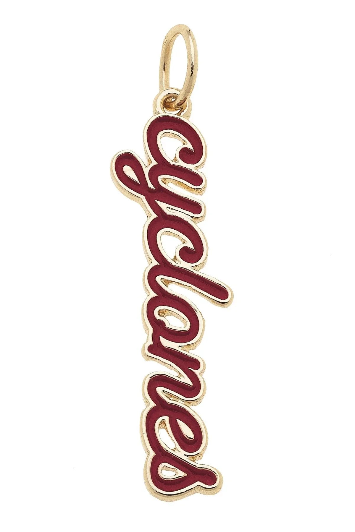 Iowa State Cyclones Enamel Script Charm