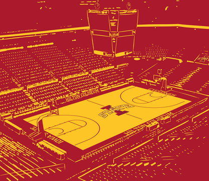 Hilton Coliseum Home of the Iowa State Cyclones Print