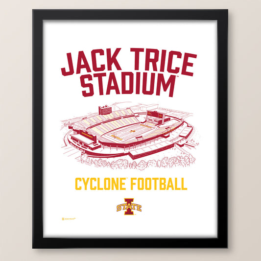 Jack Trice Stadium Cyclone Football Print