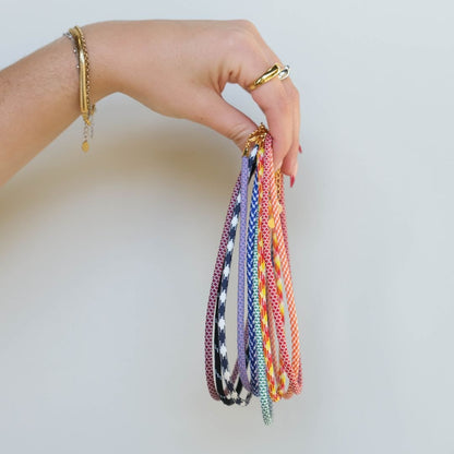 Red & Yellow Minimalist Paracord Necklace