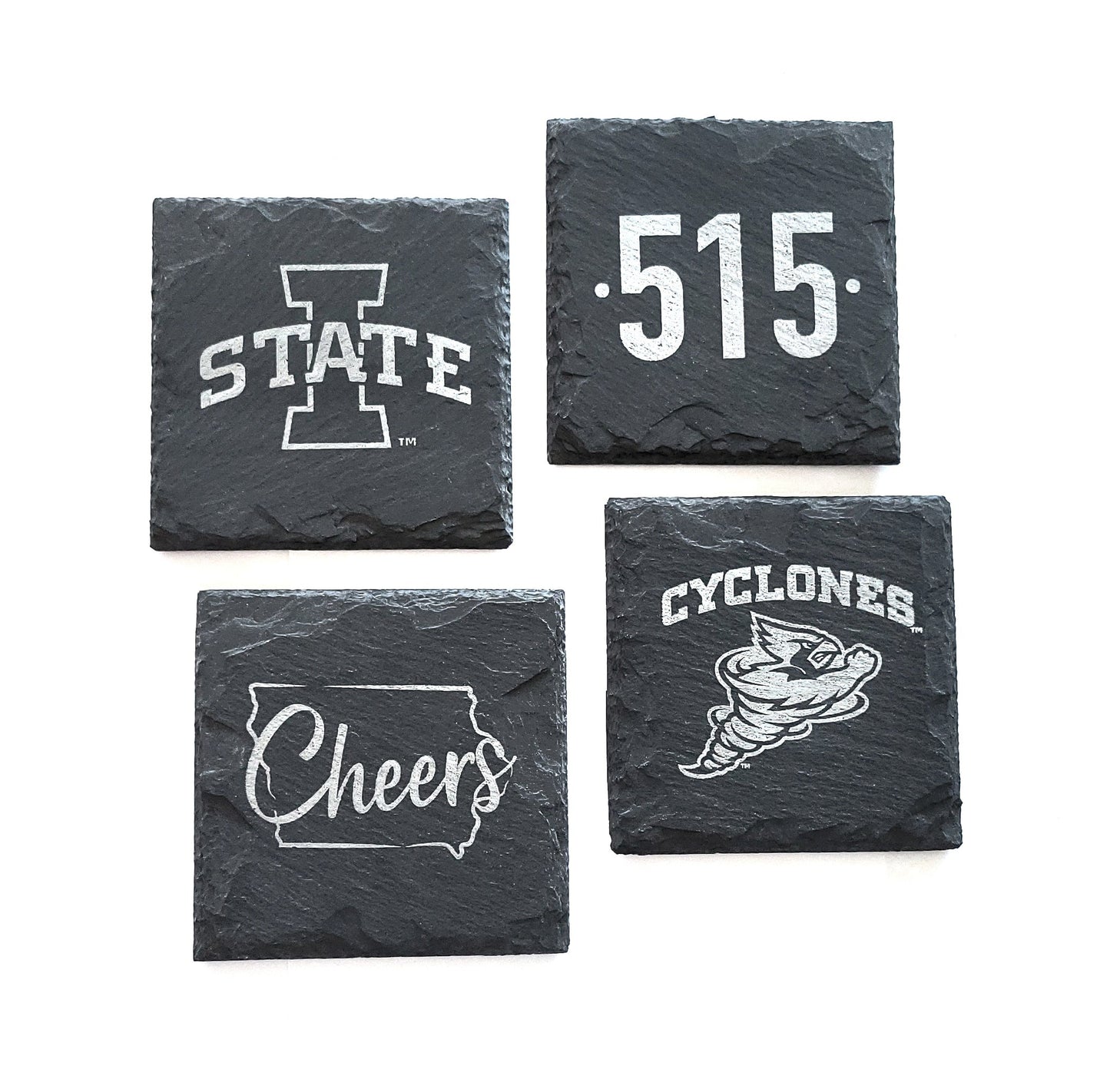 Iowa State Cyclones Cynado Slate Coaster