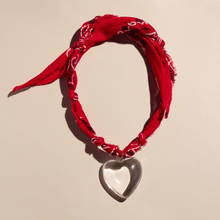 Red Bandana Charm Necklace