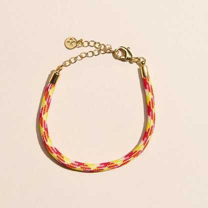 Red & Yellow Minimalist Paracord Bracelet