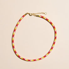 Red & Yellow Minimalist Paracord Necklace