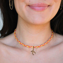 Red & Yellow Minimalist Paracord Necklace