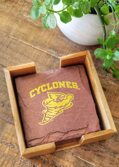 Iowa State Cyclones Cynado Slate Coaster