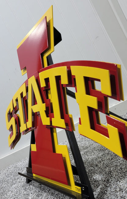 Iowa State "I" with "State"