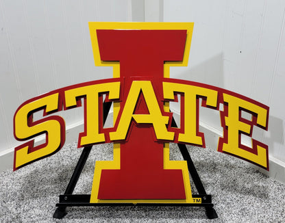 Iowa State "I" with "State"