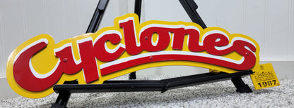 Iowa State Cyclones '87-'94 Helmet Logo Dorm Room Size