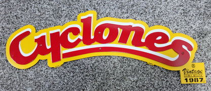 Iowa State Cyclones '87-'94 Helmet Logo Dorm Room Size