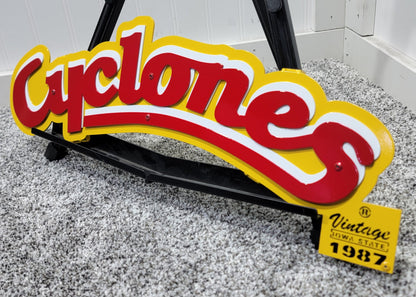 Iowa State Cyclones '87-'94 Helmet Logo Dorm Room Size