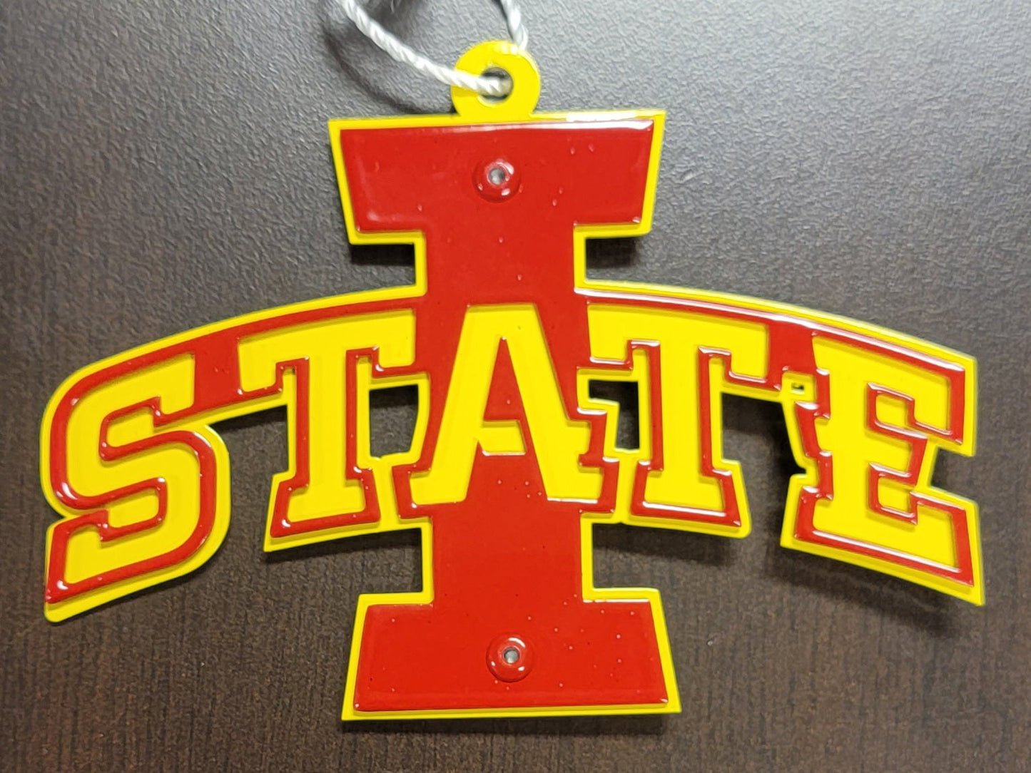 Iowa State "I" with "State" Ornament/Magnet