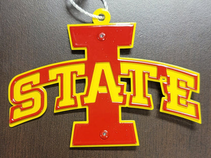 Iowa State "I" with "State" Ornament/Magnet