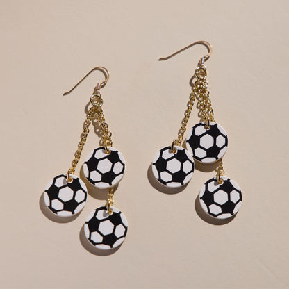 Striker Soccer Earrings