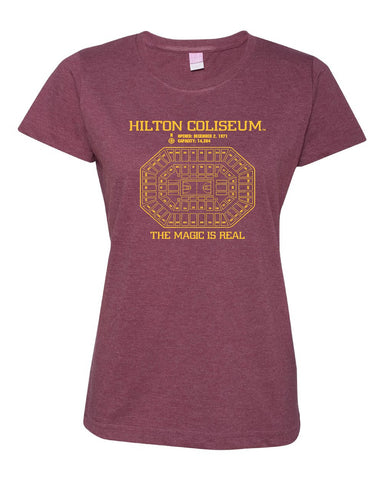 Hilton Coliseum Basketball Seating Chart Ladies Tee