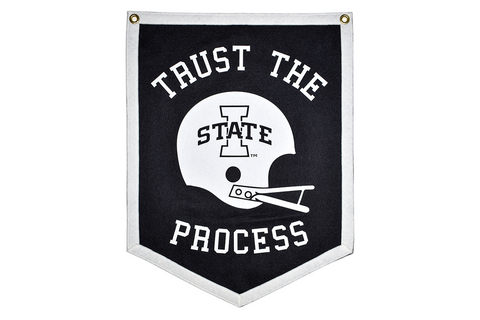 Trust The Process 5 Sided Camp Flag